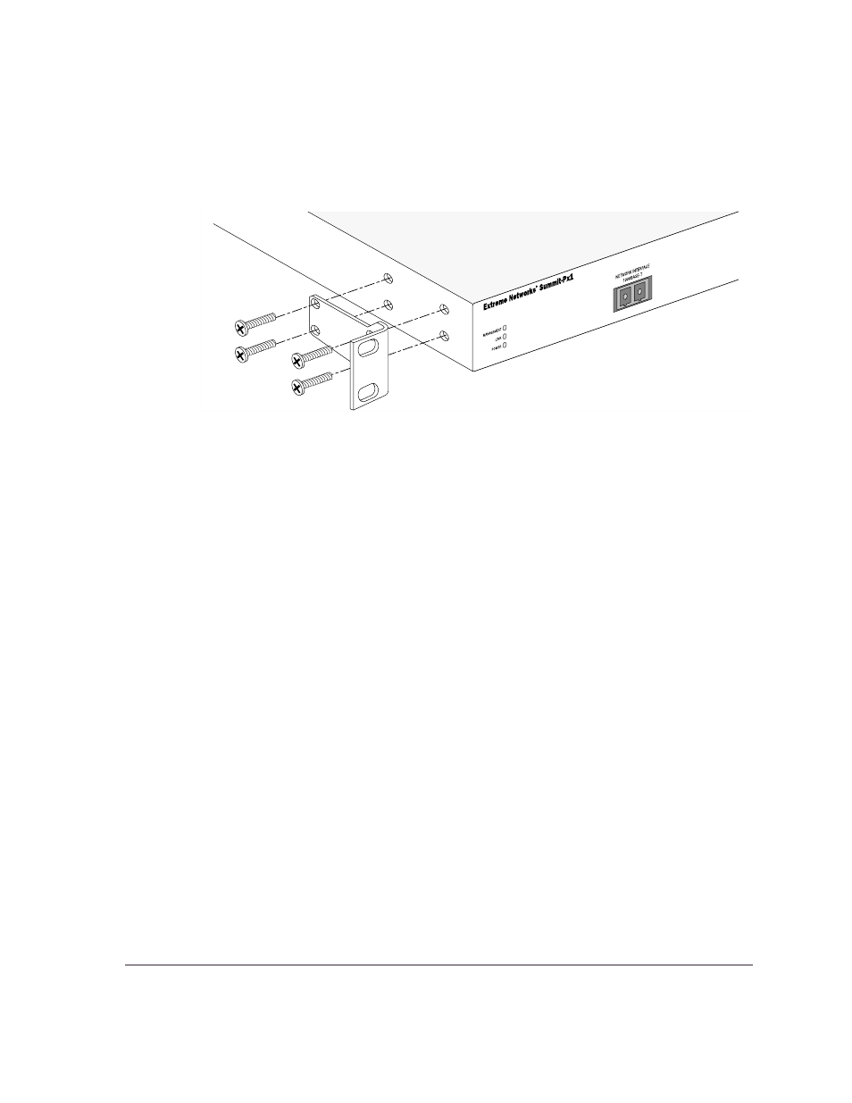 Free-standing, Powering on the summitpx1 | Extreme Networks Px Series User Manual | Page 23 / 118