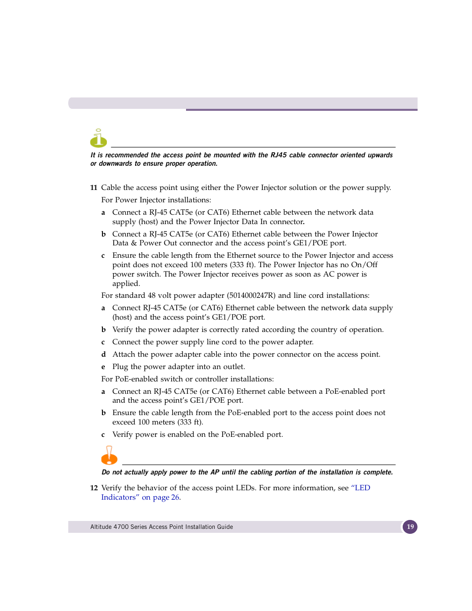 Extreme Networks ALTITUDE 4700 User Manual | Page 19 / 68