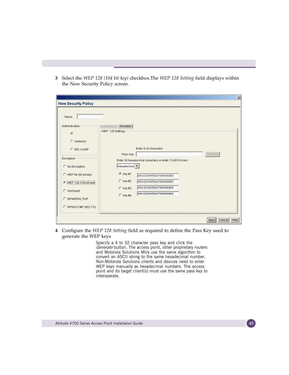 Extreme Networks ALTITUDE 4700 User Manual | Page 45 / 68