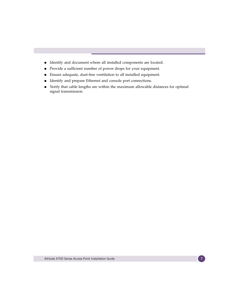 Extreme Networks ALTITUDE 4700 User Manual | Page 7 / 68