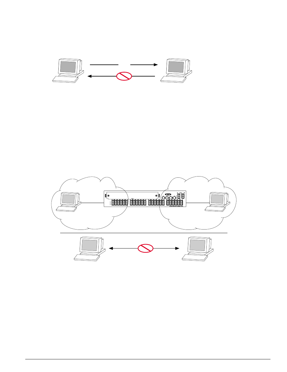 Example 2: filter icmp packets, Example 3: rate-limiting packets | Extreme Networks Summit 300-48 User Manual | Page 119 / 198