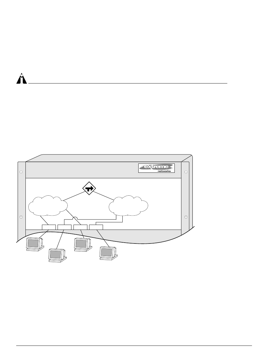 Router interfaces, Populating the routing table | Extreme Networks Summit 300-48 User Manual | Page 154 / 198