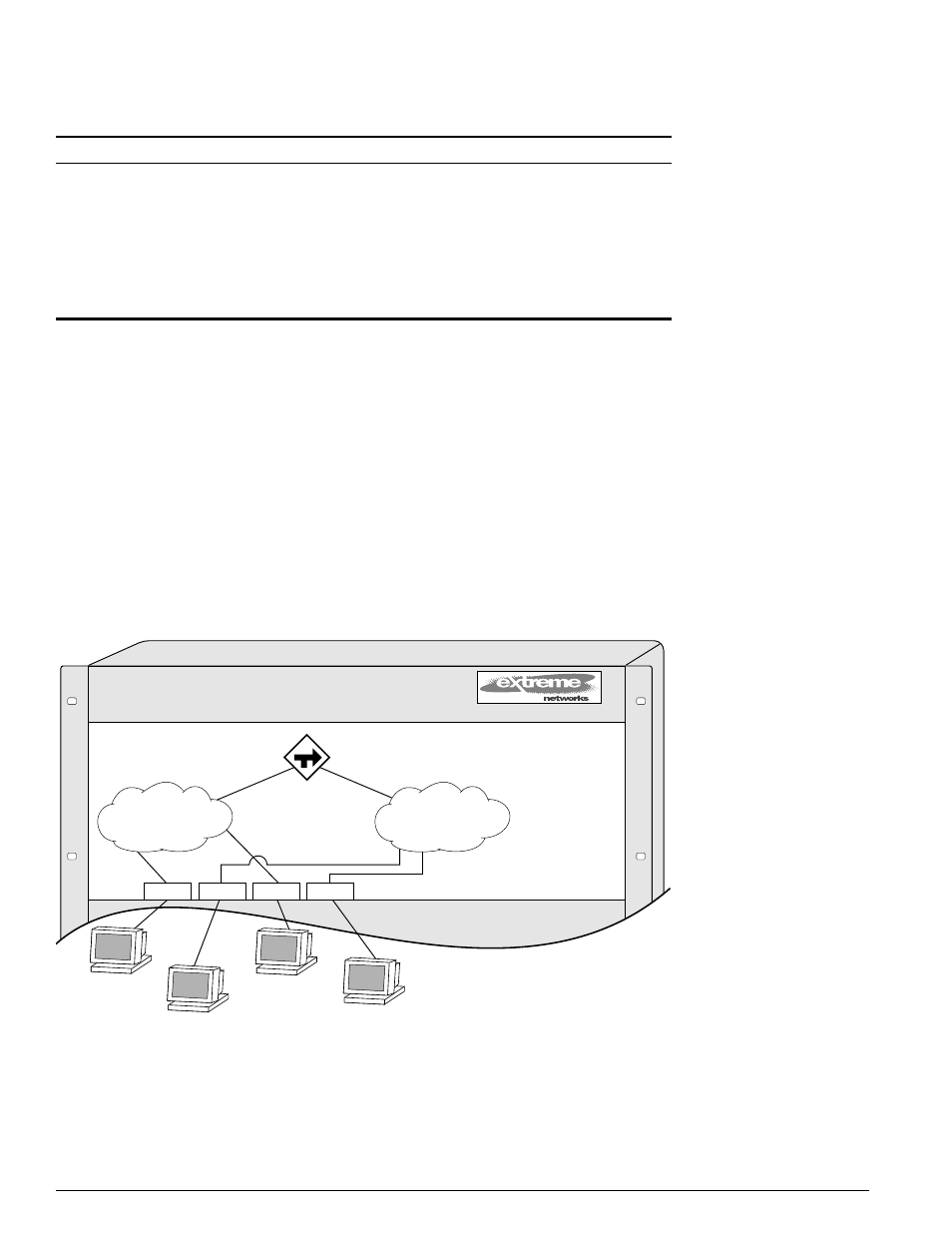 Routing configuration example | Extreme Networks Summit 300-48 User Manual | Page 162 / 198