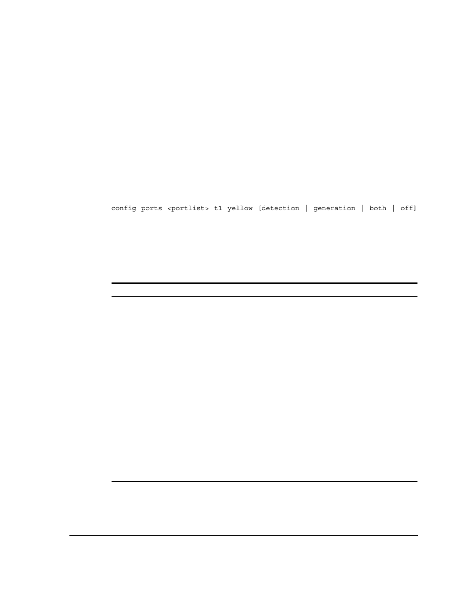 Yellow alarms, T1 port configuration commands, Yellow alarms” on | Extreme Networks WM-4T1i User Manual | Page 19 / 38