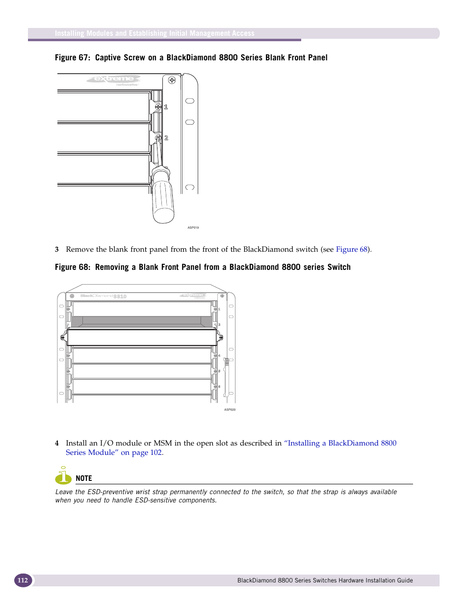 Figure 67 | Extreme Networks BlackDiamond 8800 Series User Manual | Page 112 / 180