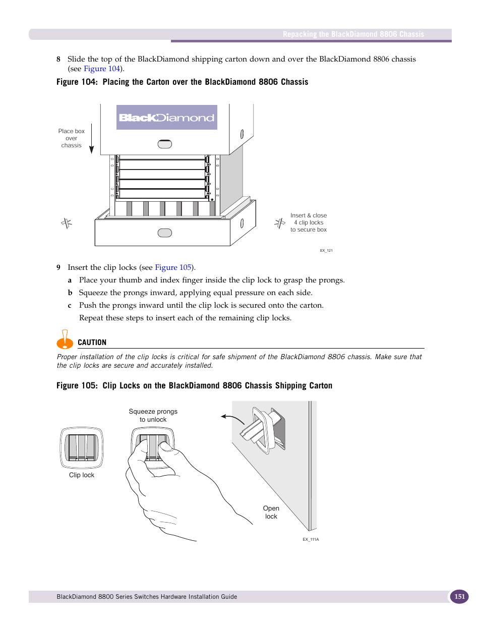 Extreme Networks BlackDiamond 8800 Series User Manual | Page 151 / 180