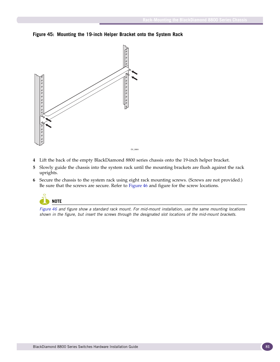 Extreme Networks BlackDiamond 8800 Series User Manual | Page 81 / 180