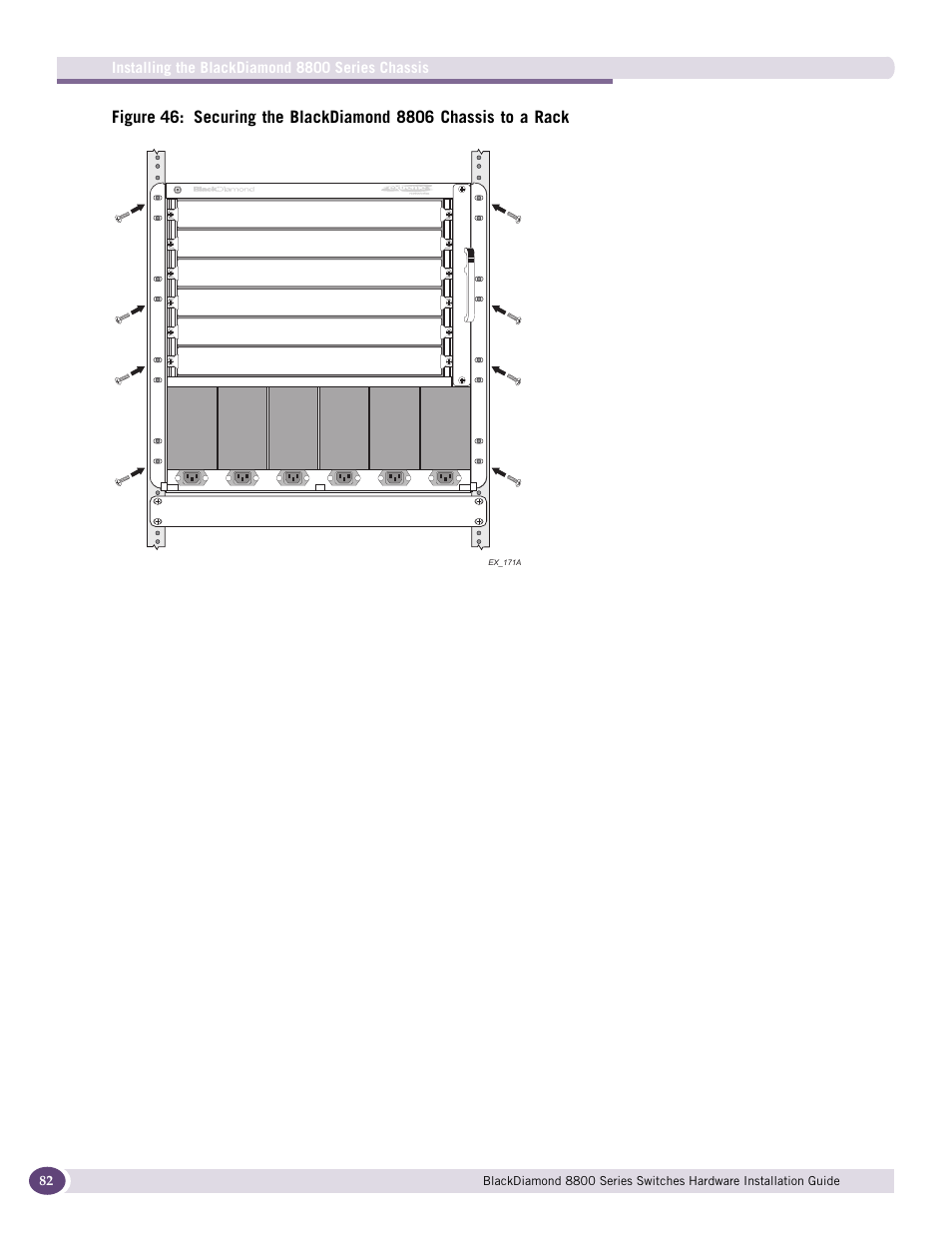 Extreme Networks BlackDiamond 8800 Series User Manual | Page 82 / 180