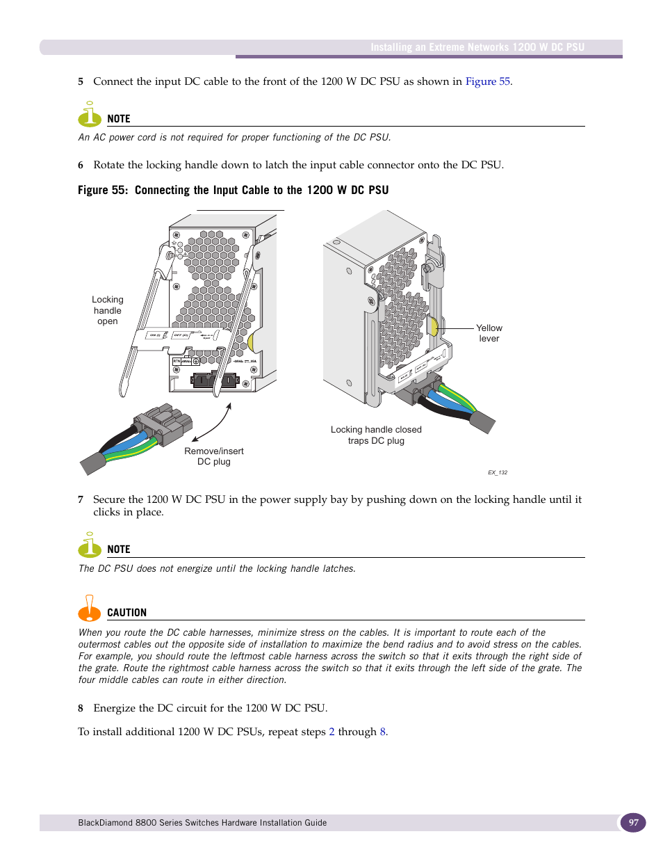 Extreme Networks BlackDiamond 8800 Series User Manual | Page 97 / 180