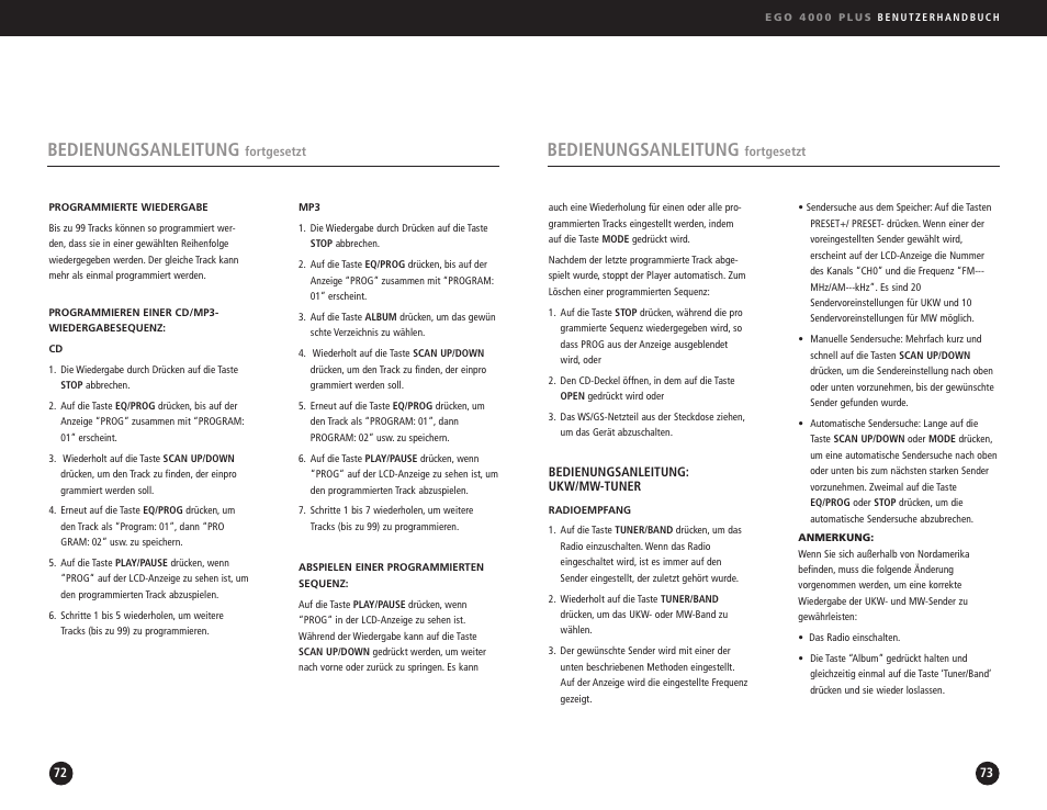 Bedienungsanleitung | Ego Technology 4000 Plus User Manual | Page 37 / 71