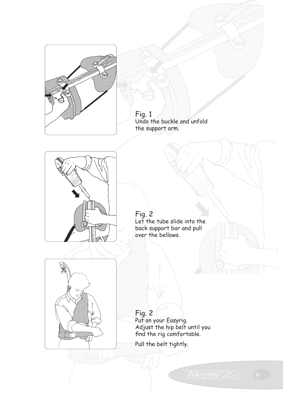 Easyrig Camcorder Tripod User Manual | Page 5 / 12