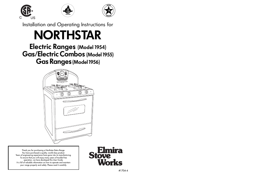 Elmira Stove Works 1956 User Manual | 17 pages