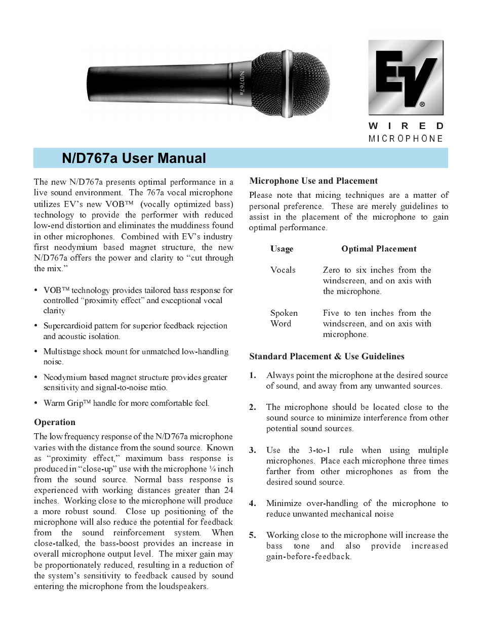 EV Rider N/D767A User Manual | 2 pages