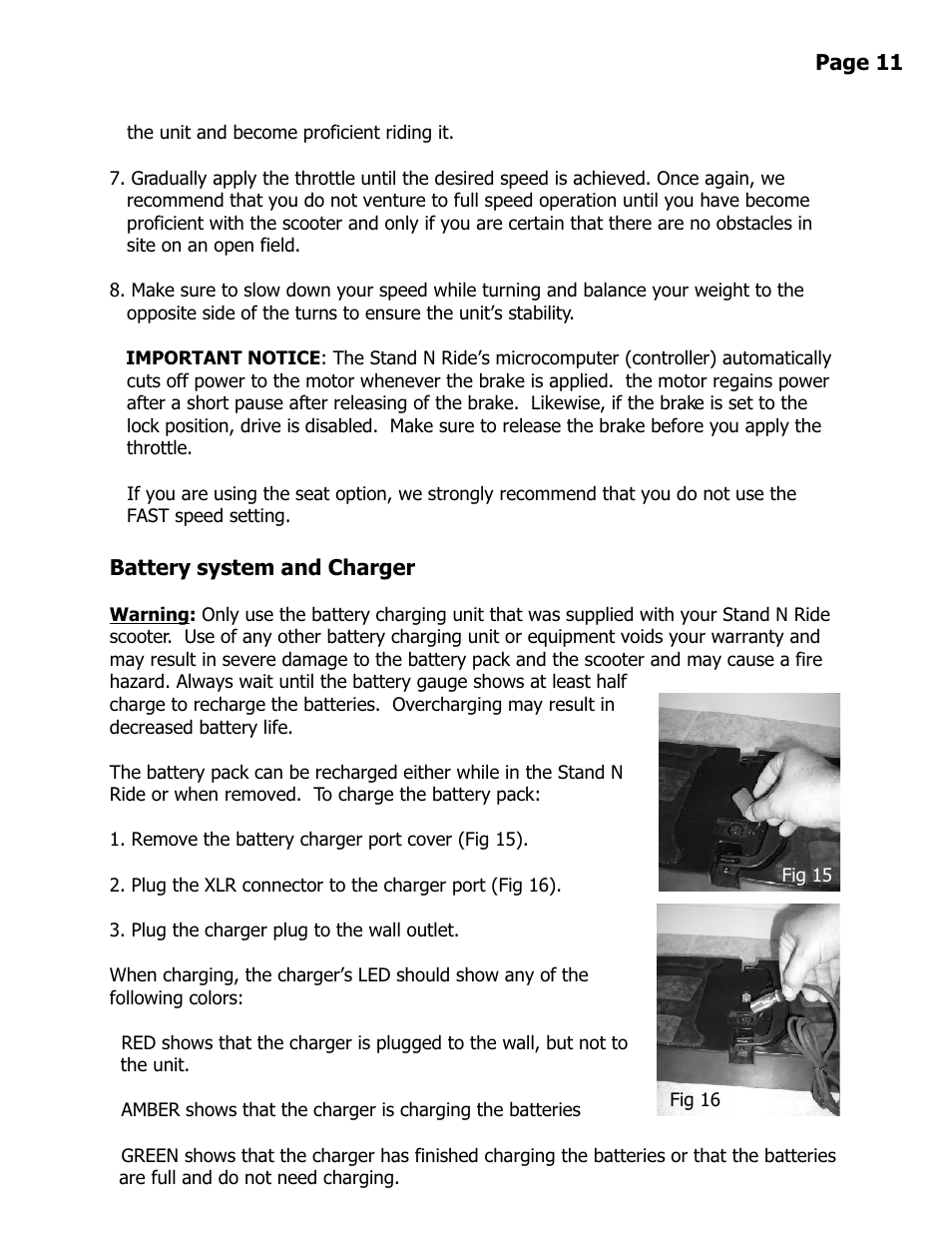 EV Rider Stand N Ride User Manual | Page 12 / 15