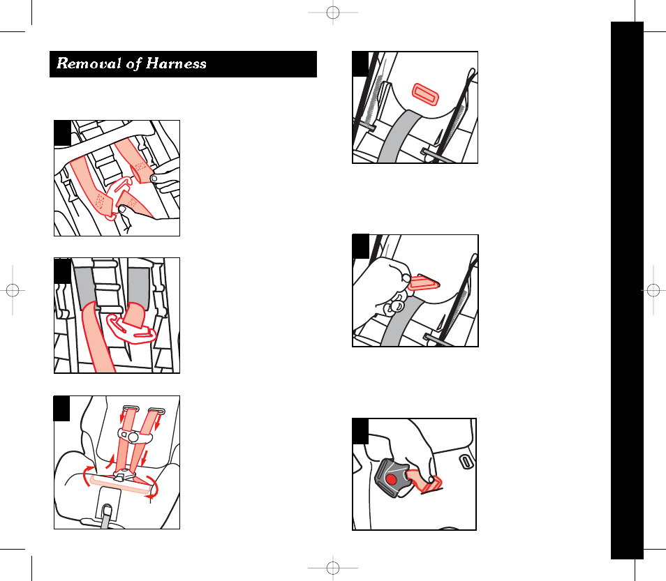 Removal of harness | Eddie Bauer 22-750 User Manual | Page 24 / 30
