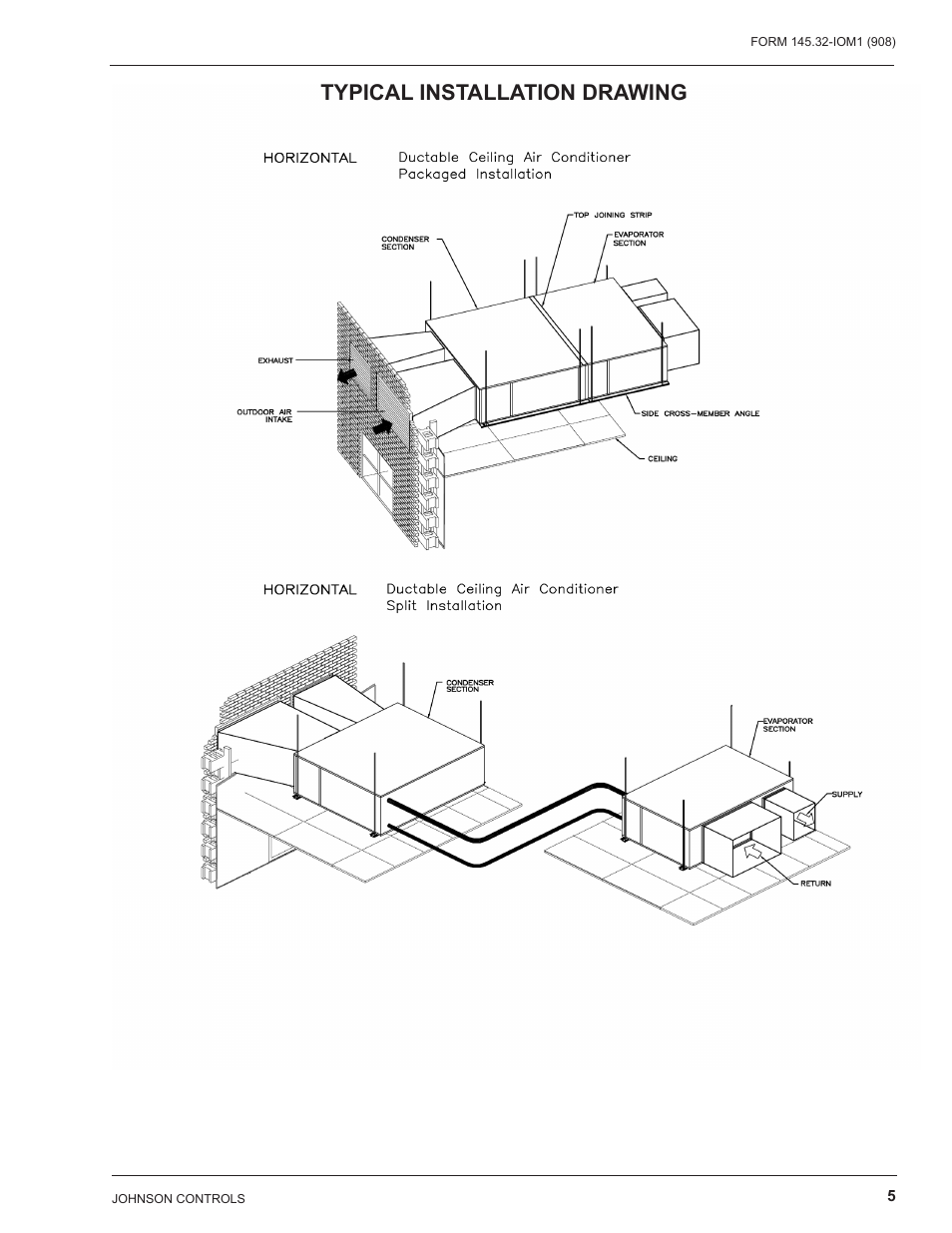 Typical installation drawing | Energy Tech Laboratories DSH User Manual | Page 5 / 24
