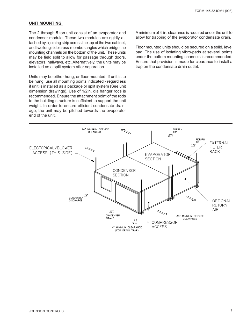 Unit mounting | Energy Tech Laboratories DSH User Manual | Page 7 / 24