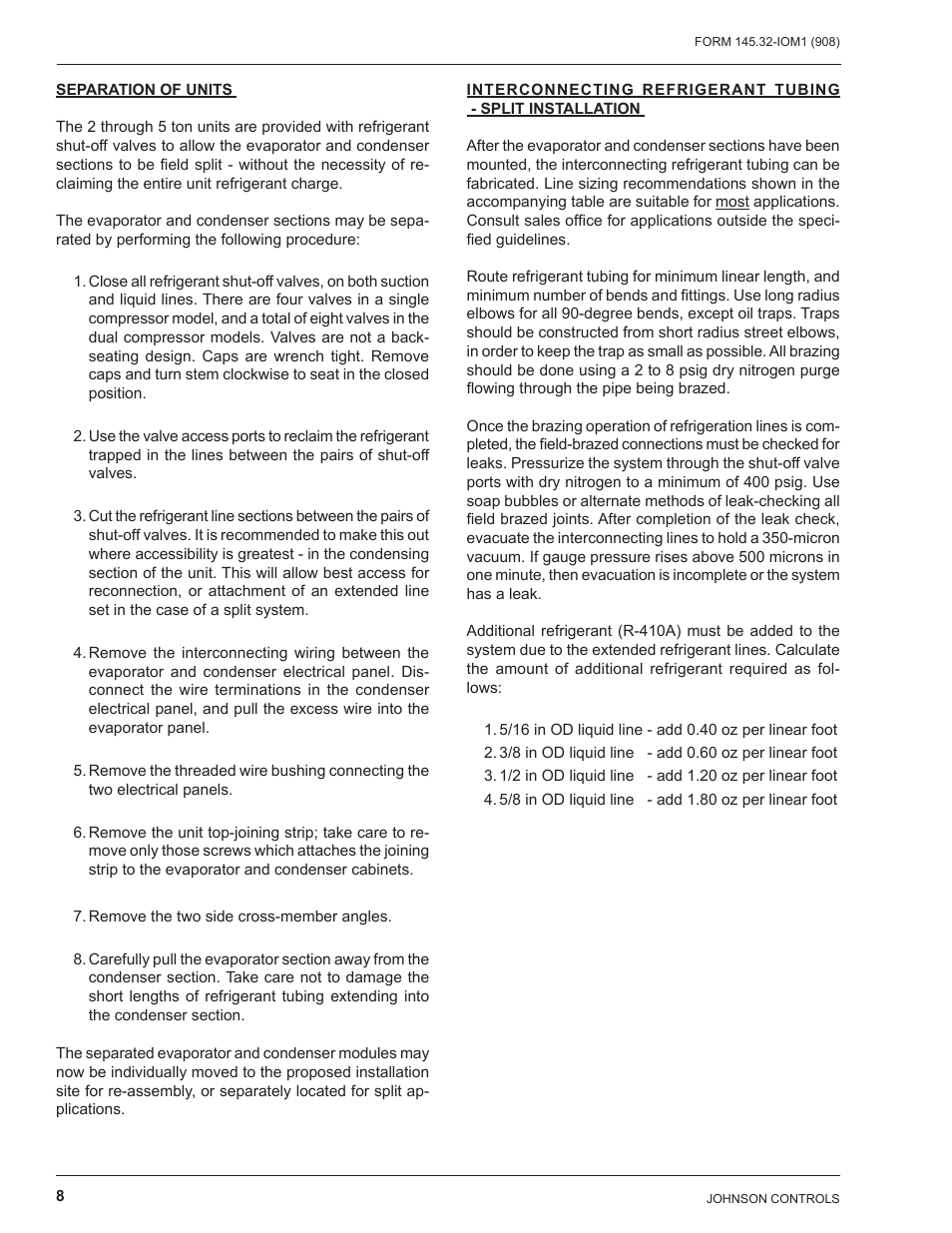 Separation of units | Energy Tech Laboratories DSH User Manual | Page 8 / 24