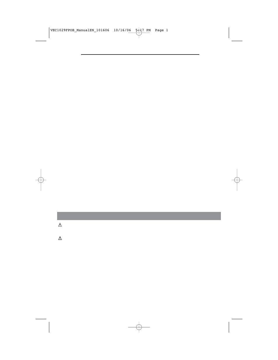 Important safety instructions, Weather radio safety instructions, Warnings | Cautions, Extension cord safety | Energy Tech Laboratories VEC1029FPOB User Manual | Page 2 / 16