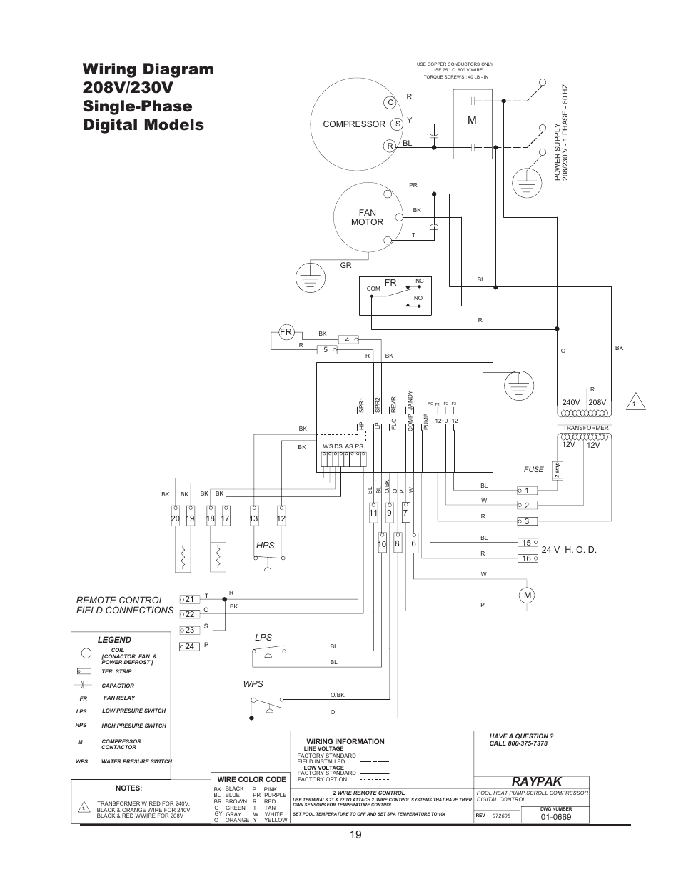 Raypak | Energy Tech Laboratories POOL & SPA 5310 User Manual | Page 19 / 24