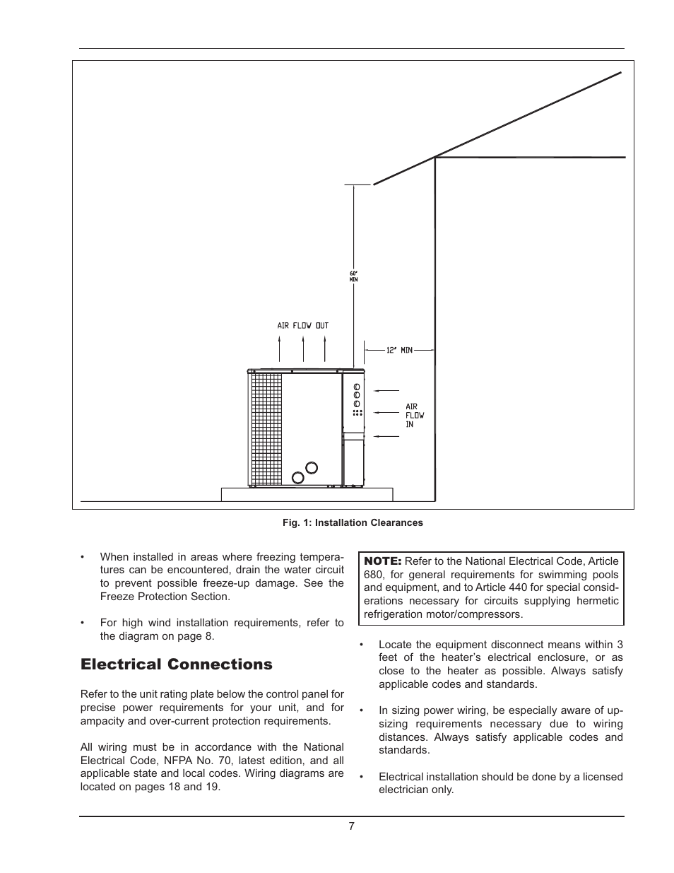 Electrical connections | Energy Tech Laboratories POOL & SPA 5310 User Manual | Page 7 / 24