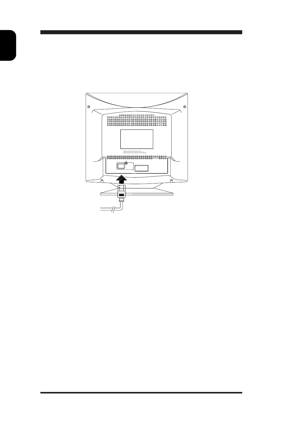 En connection to the mains | Philips 15E4220T User Manual | Page 6 / 14