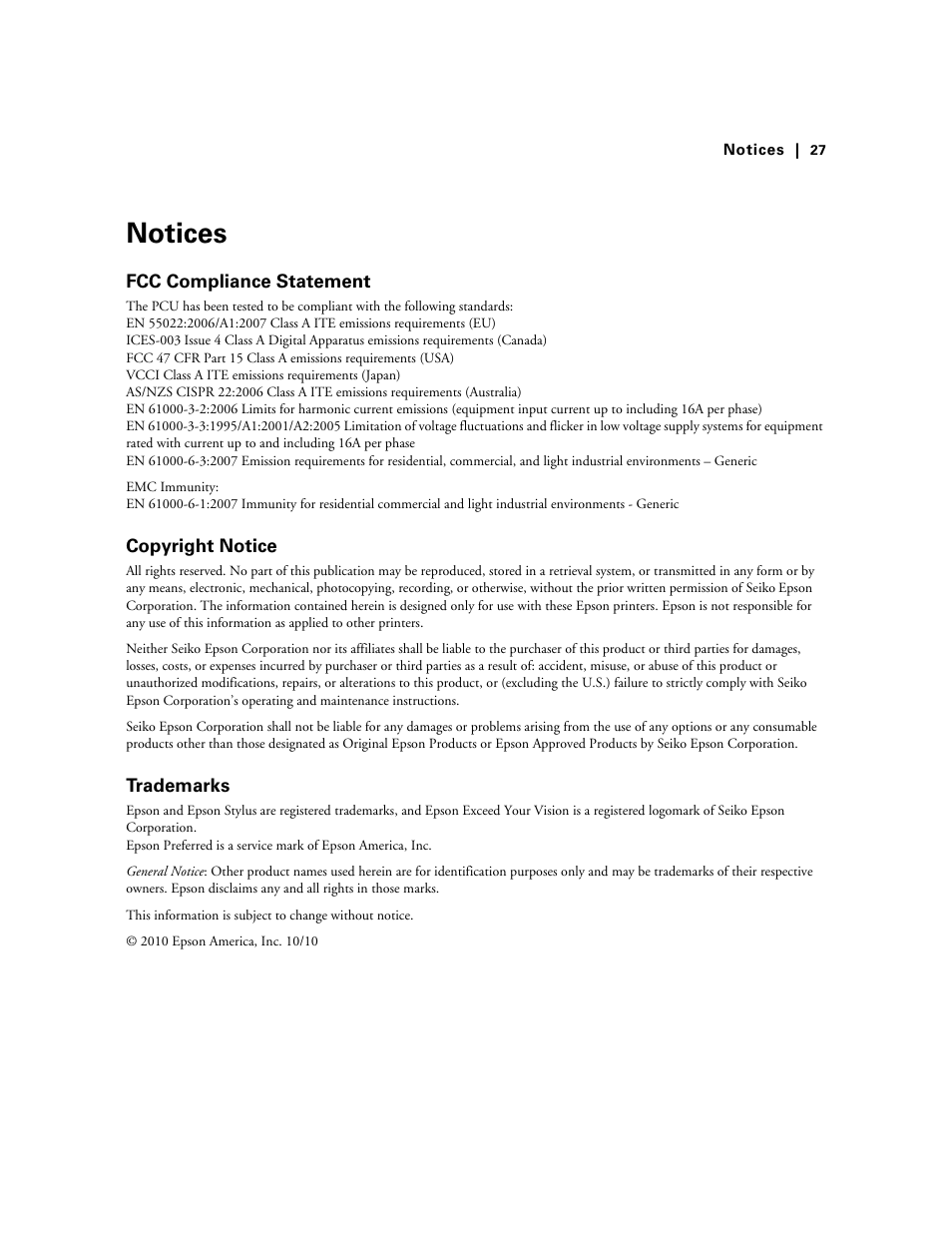 Notices | Energy Tech Laboratories 7900CTP User Manual | Page 27 / 28