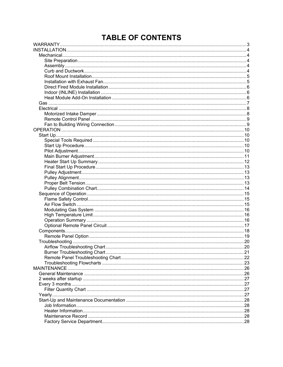 Energy Tech Laboratories Modular Direct Fired Heaters User Manual | Page 2 / 28