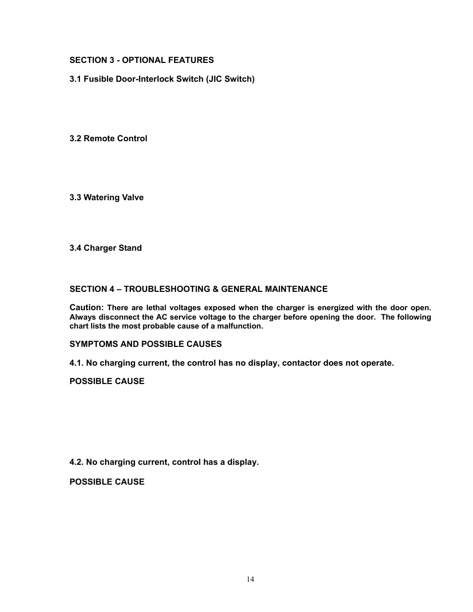 Exide Technologies Industrial Battery Charger S47-0079 User Manual | Page 14 / 20