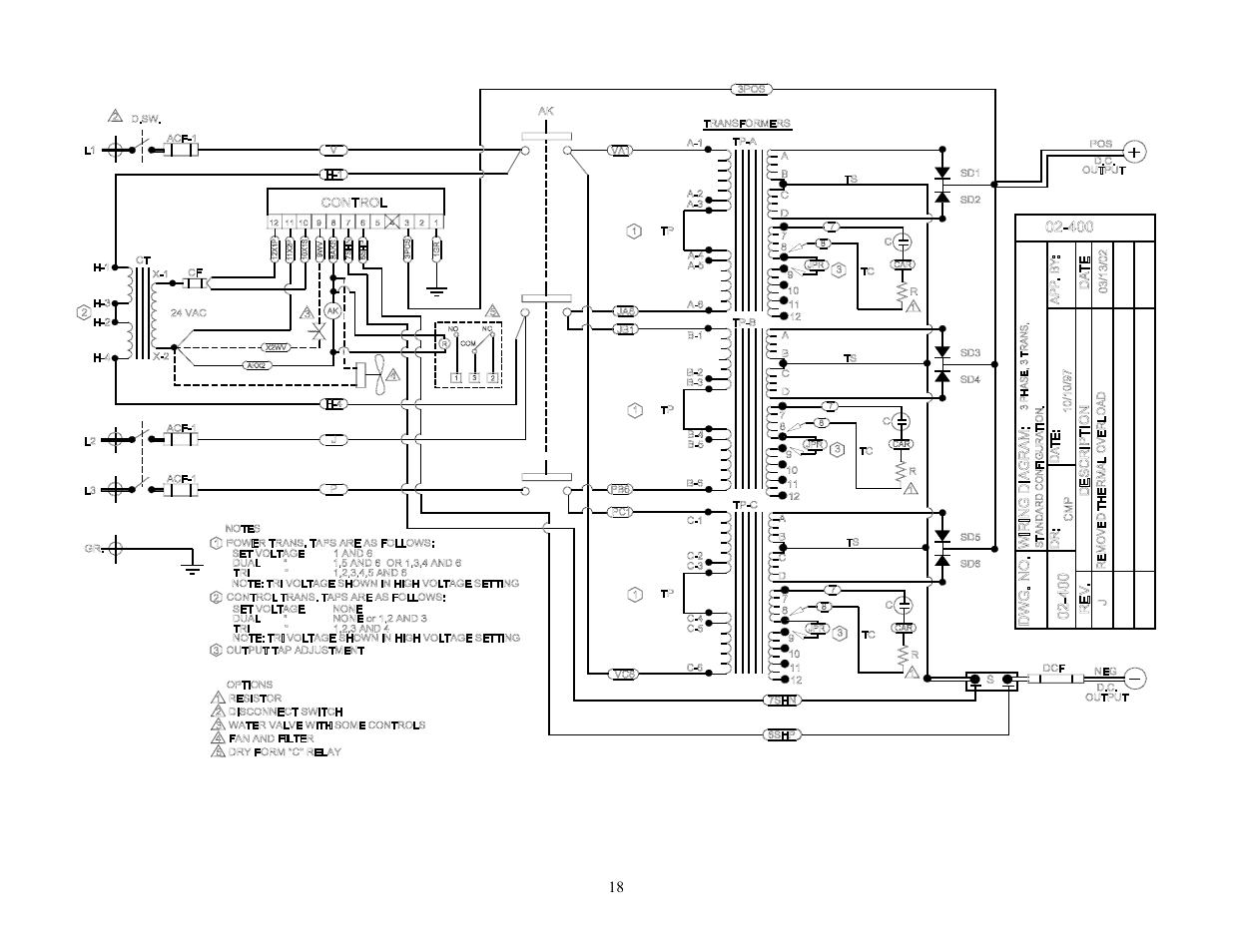Exide Technologies Industrial Battery Charger S47-0079 User Manual | Page 18 / 20