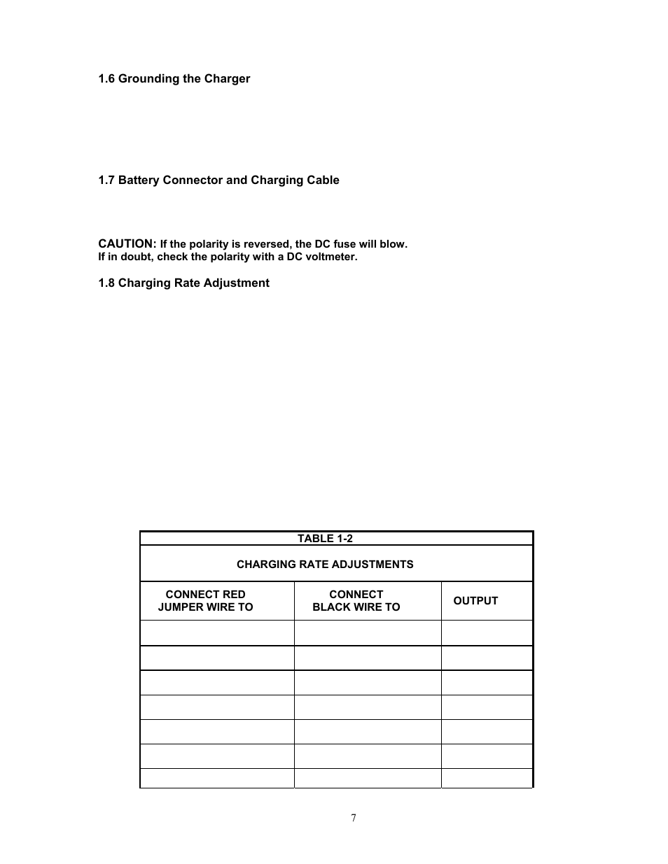 Exide Technologies Industrial Battery Charger S47-0079 User Manual | Page 7 / 20