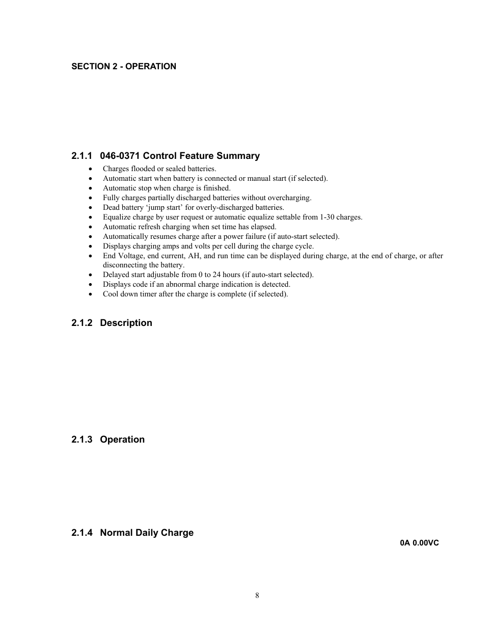 Exide Technologies Industrial Battery Charger S47-0079 User Manual | Page 8 / 20