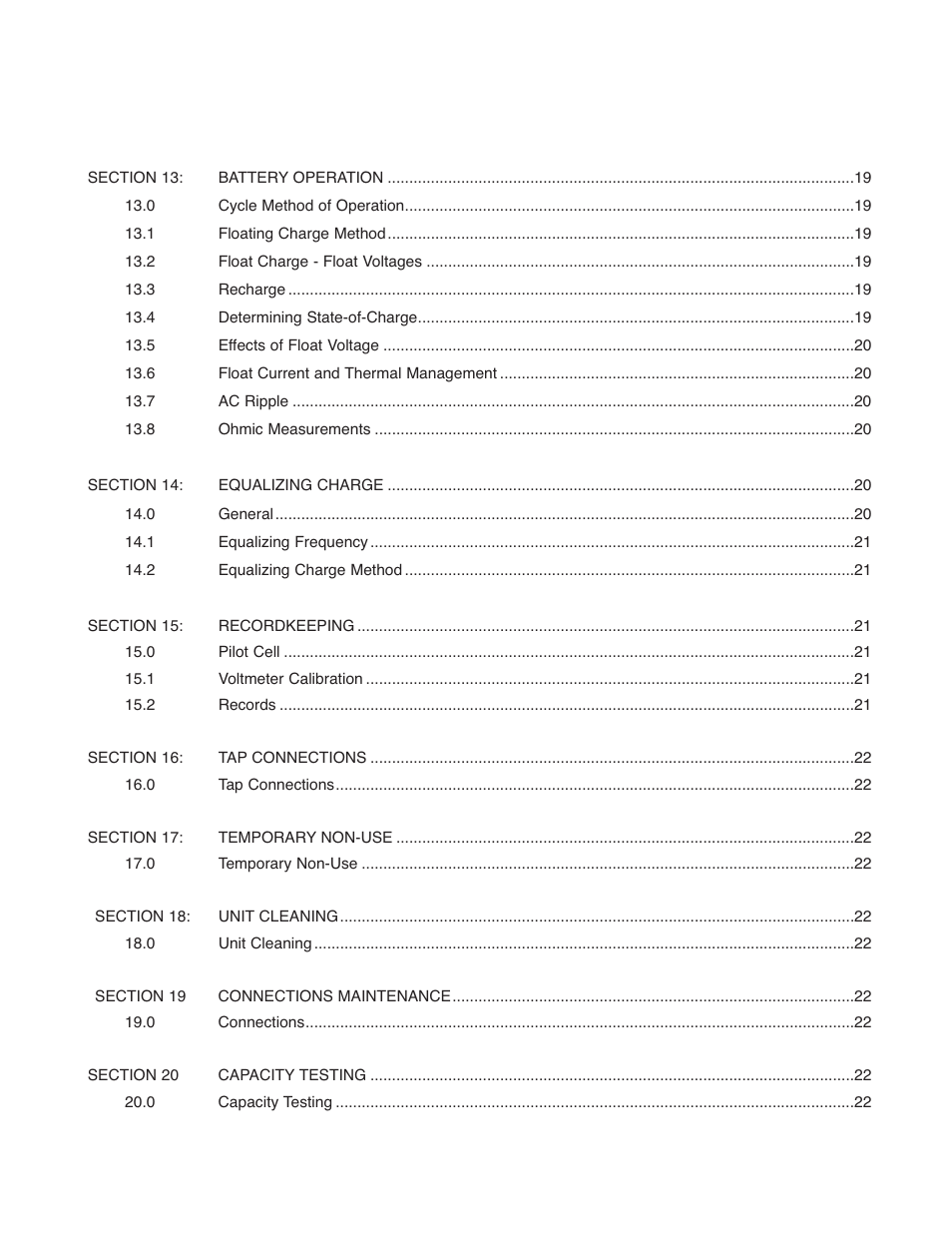 Exide Technologies PORTFOLIO PAR20 User Manual | Page 4 / 29