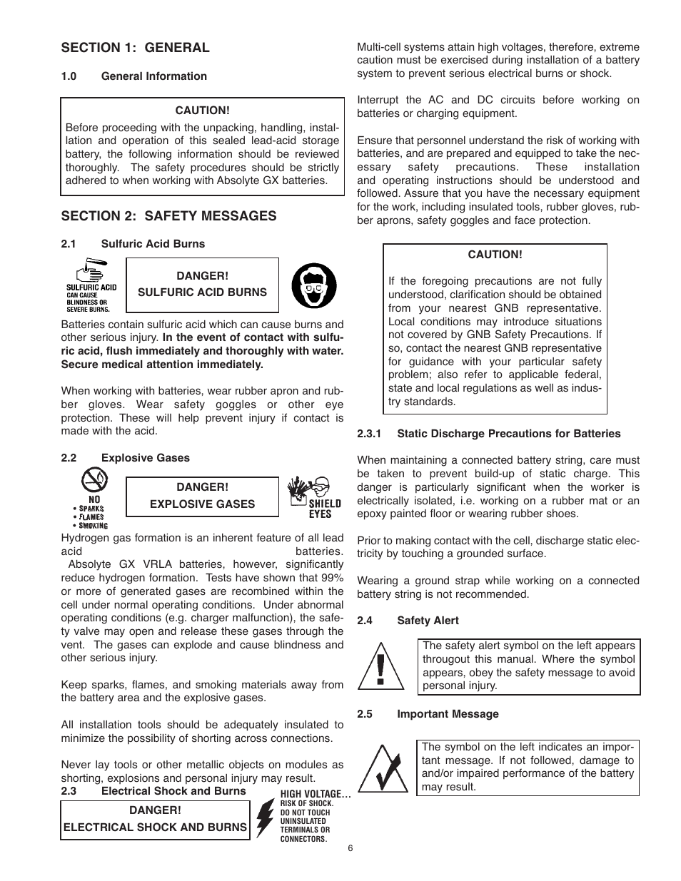 Exide Technologies PORTFOLIO PAR20 User Manual | Page 6 / 29
