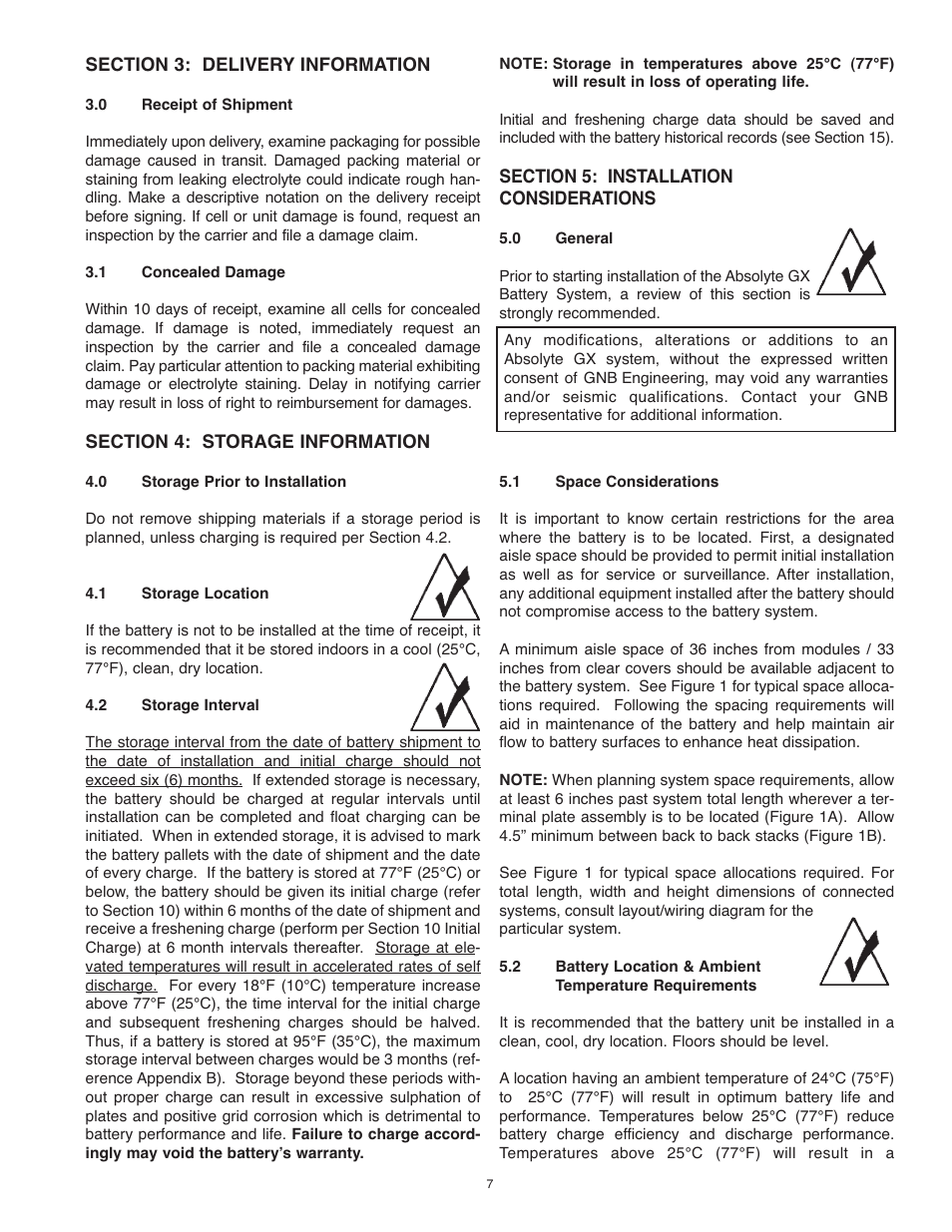 Exide Technologies PORTFOLIO PAR20 User Manual | Page 7 / 29