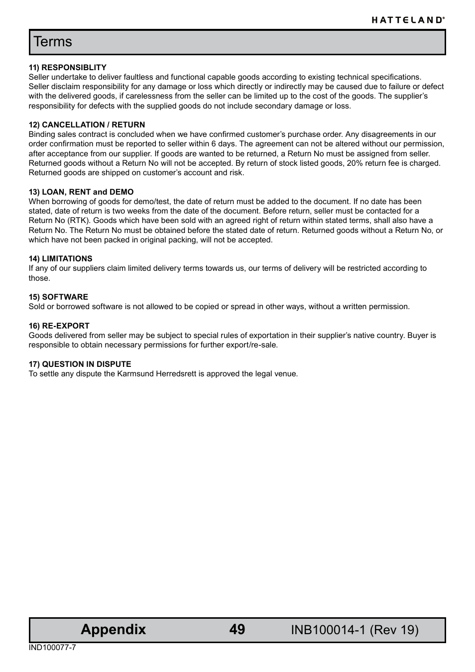 Appendix, Terms | Elo TouchSystems JH 23T02 User Manual | Page 49 / 54