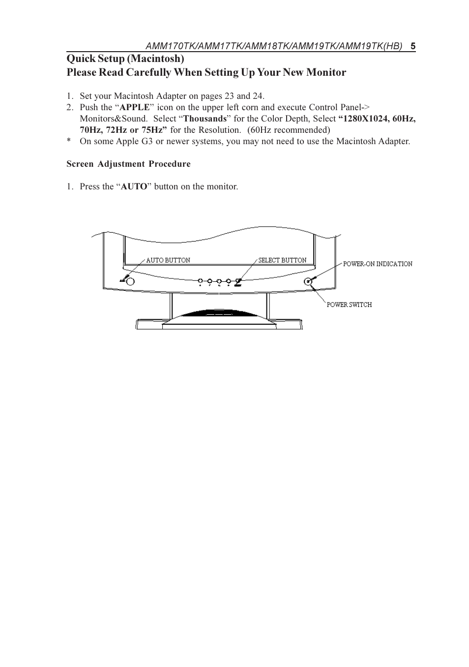 Elo TouchSystems AMM170TK User Manual | Page 5 / 37