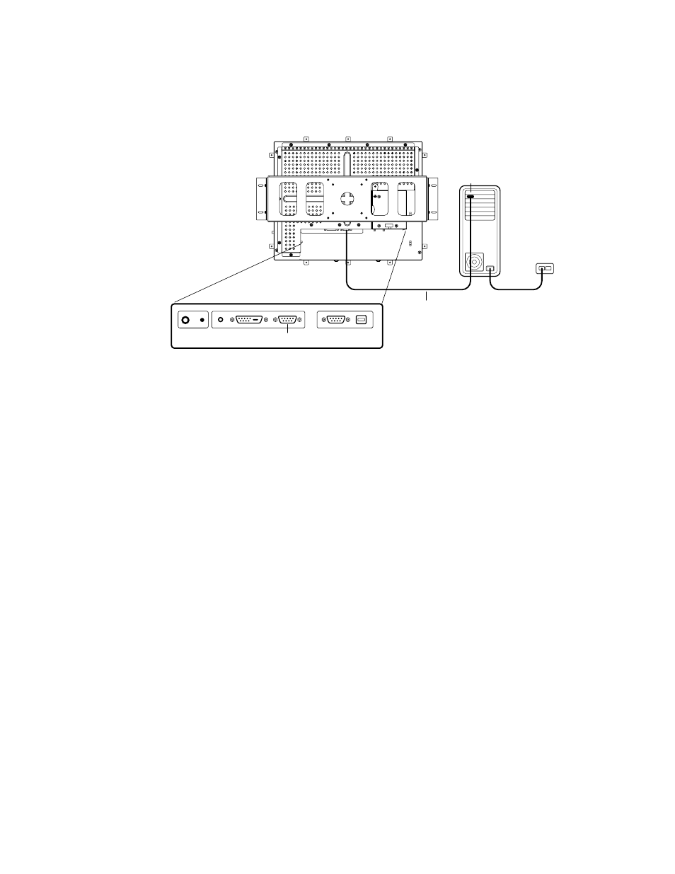 Step 1-connecting the video cable | Elo TouchSystems 1767L Series User Manual | Page 19 / 54