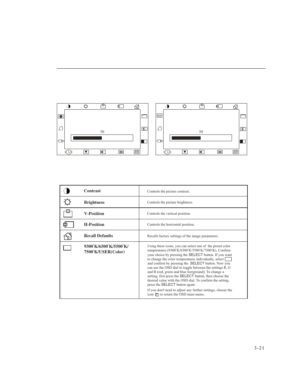 Osd menu function | Elo TouchSystems 1746L User Manual | Page 25 / 45