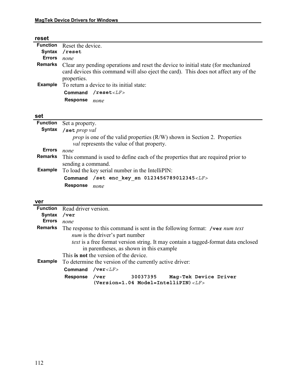 Reset | Elo TouchSystems 1525L User Manual | Page 115 / 181