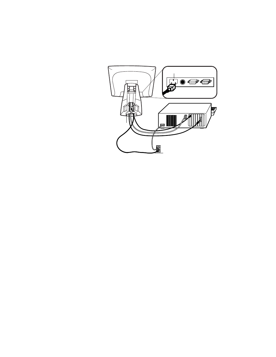 Connecting the power cable, Replacing the back cover, Step 5-connecting the power cable | Step 6-replacing the back cover | Elo TouchSystems 1525L User Manual | Page 14 / 181