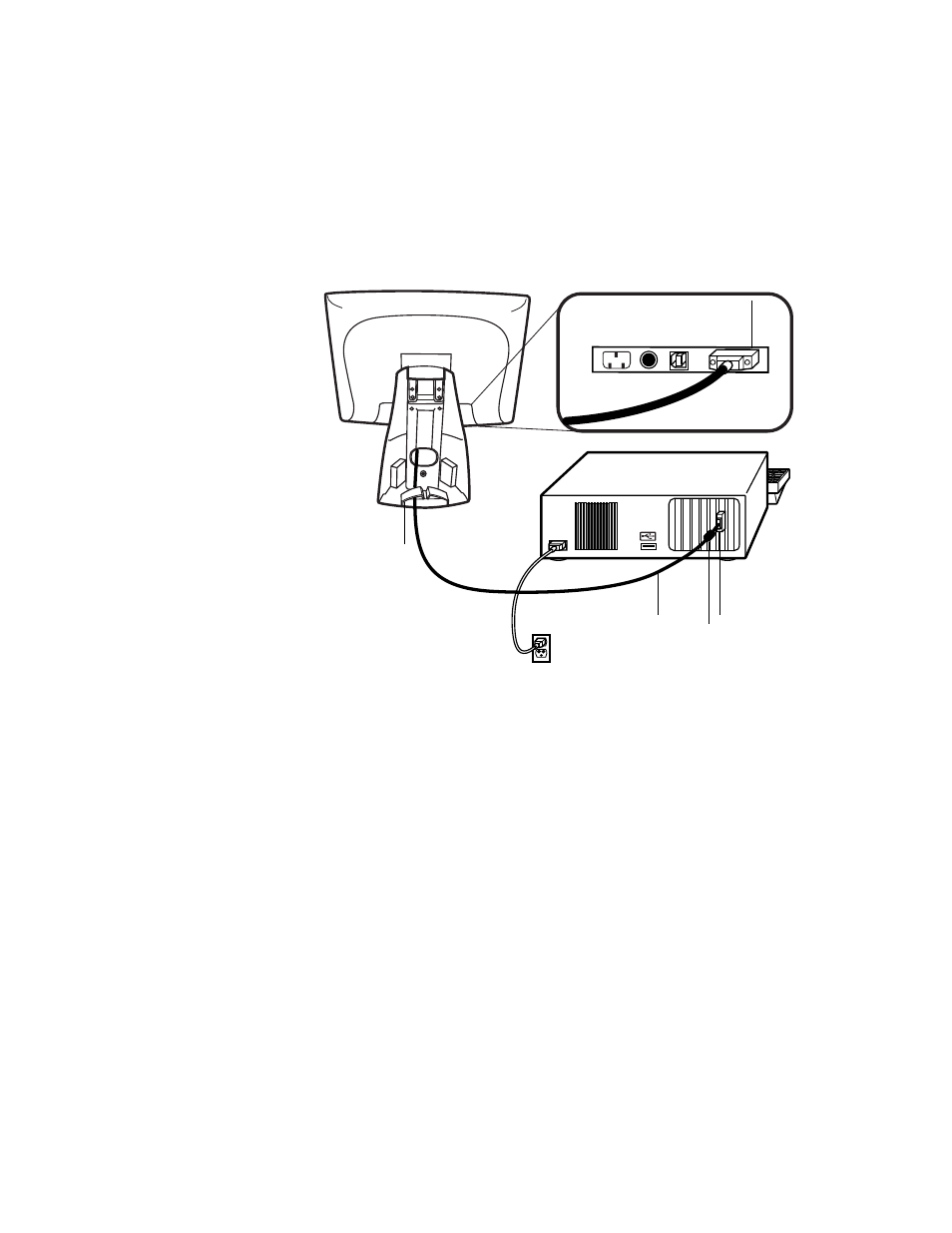 Connecting the video cable, Step 2-connecting the video cable | Elo TouchSystems 1525L User Manual | Page 17 / 181