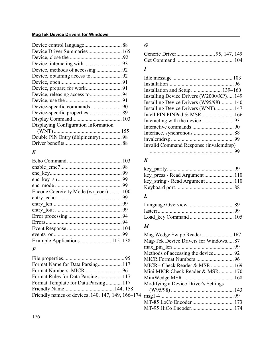Elo TouchSystems 1525L User Manual | Page 179 / 181