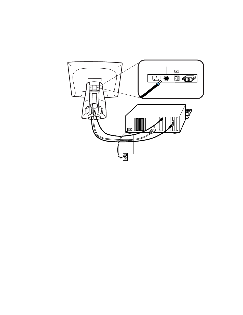 Connecting the speaker cable, Step 4-connecting the speaker cable | Elo TouchSystems 1525L User Manual | Page 19 / 181