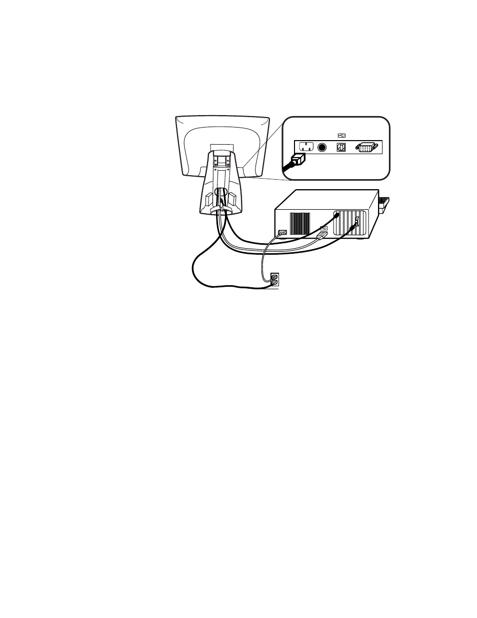 Connecting the power cable, Replacing the back cover, Step 5-connecting the power cable | Step 6-replacing the back cover | Elo TouchSystems 1525L User Manual | Page 20 / 181