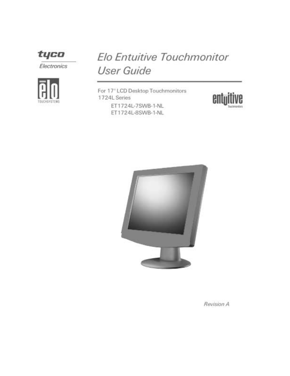 Elo TouchSystems ET1724L-8SWB-1-NL User Manual | 50 pages