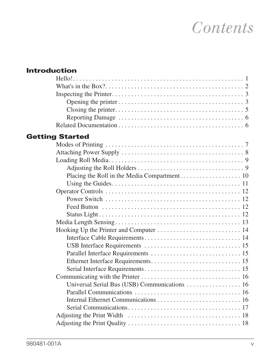 Zebra Technologies LP 2824 User Manual | Page 5 / 56