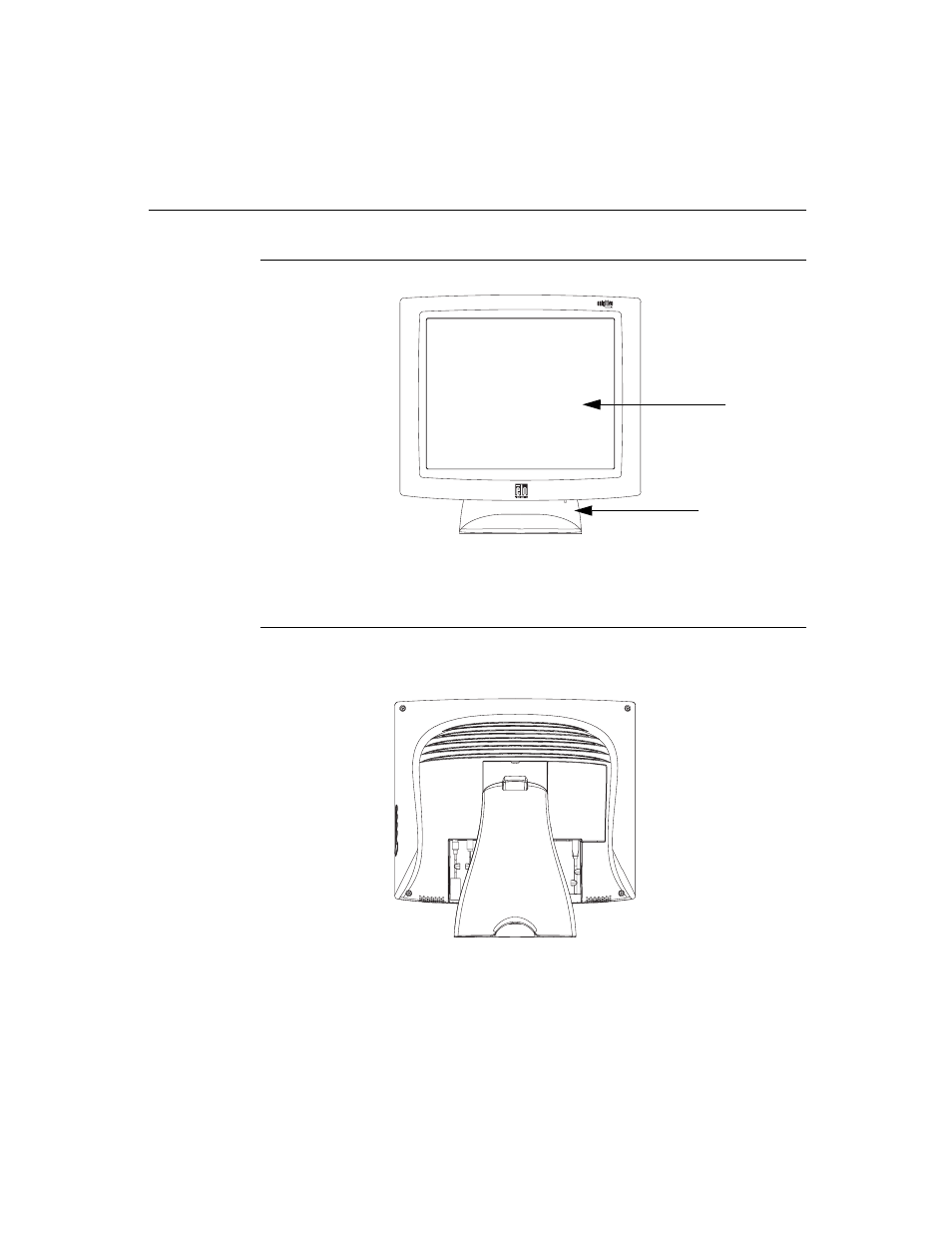 Product overview, Main unit rear view | Elo TouchSystems 1825L Series User Manual | Page 10 / 51