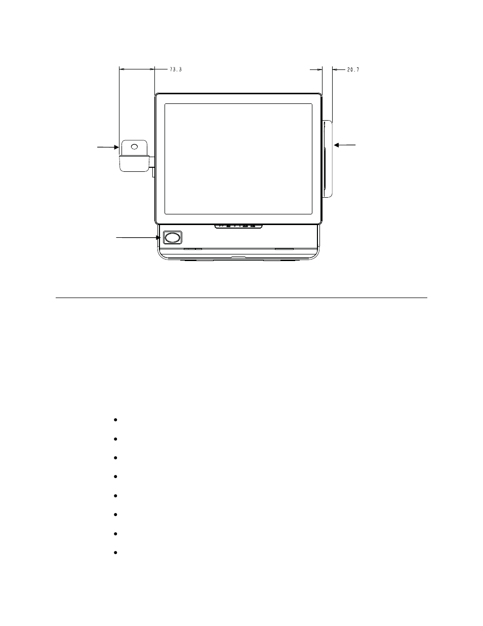 Magnetic stripe reader (msr) | Elo TouchSystems 15D1 User Manual | Page 22 / 53