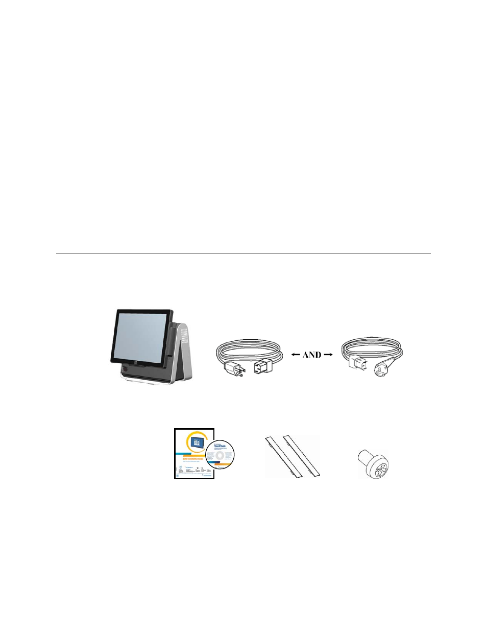Setup, Unpacking your touchcomputer | Elo TouchSystems 15D1 User Manual | Page 6 / 53